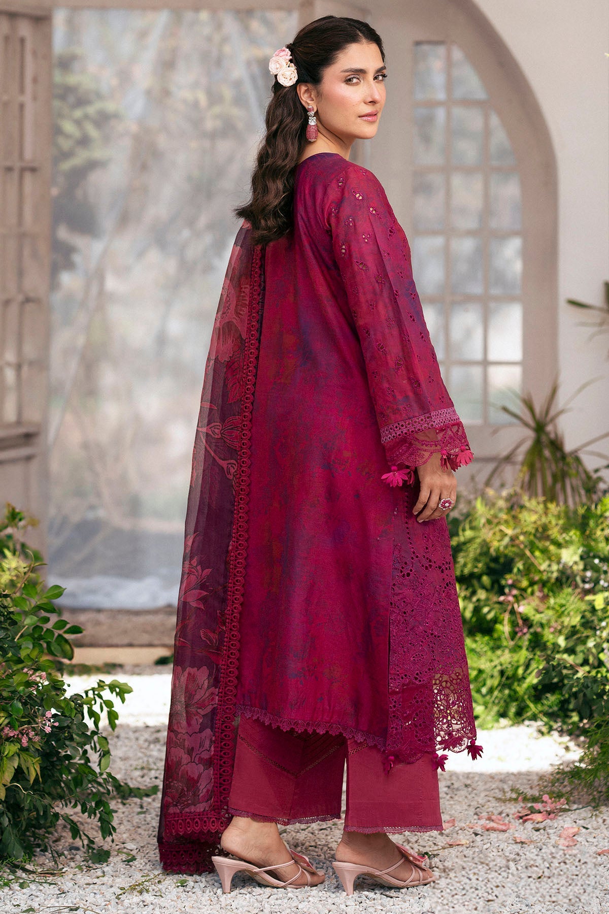 5426-BLOSSOM EMBROIDERED LAWN STITCHED