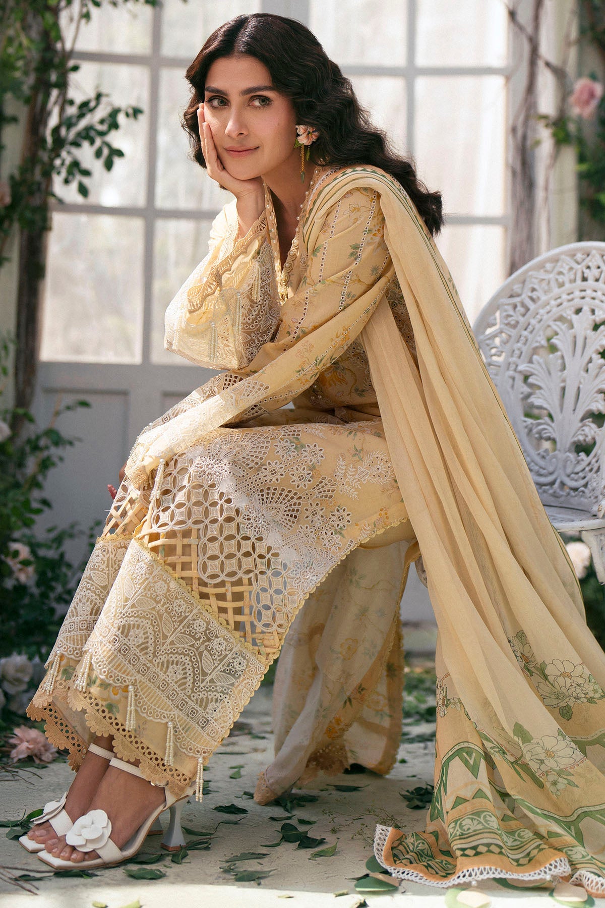 5429-ORCHID EMBROIDERED LAWN STITCHED