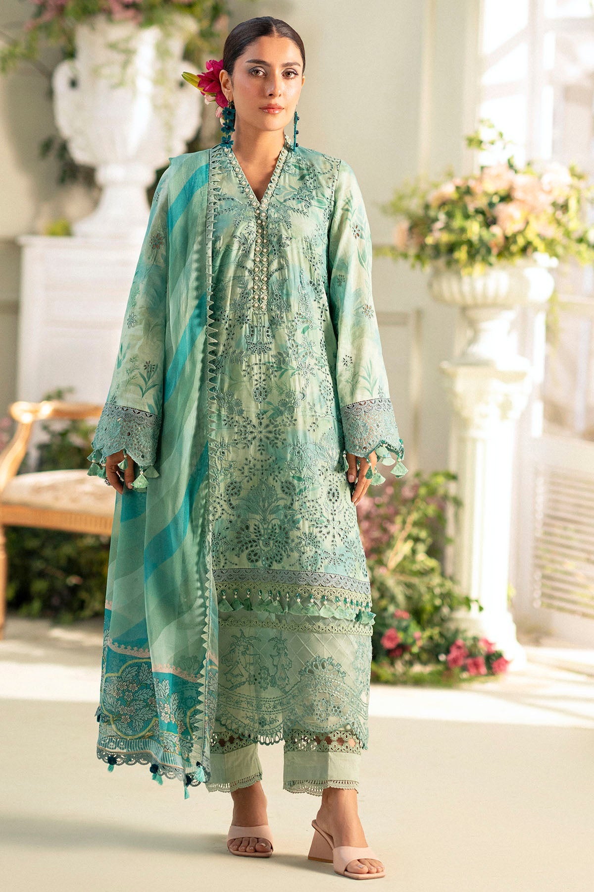 5430-IRIS EMBROIDERED LAWN UNSTITCHED