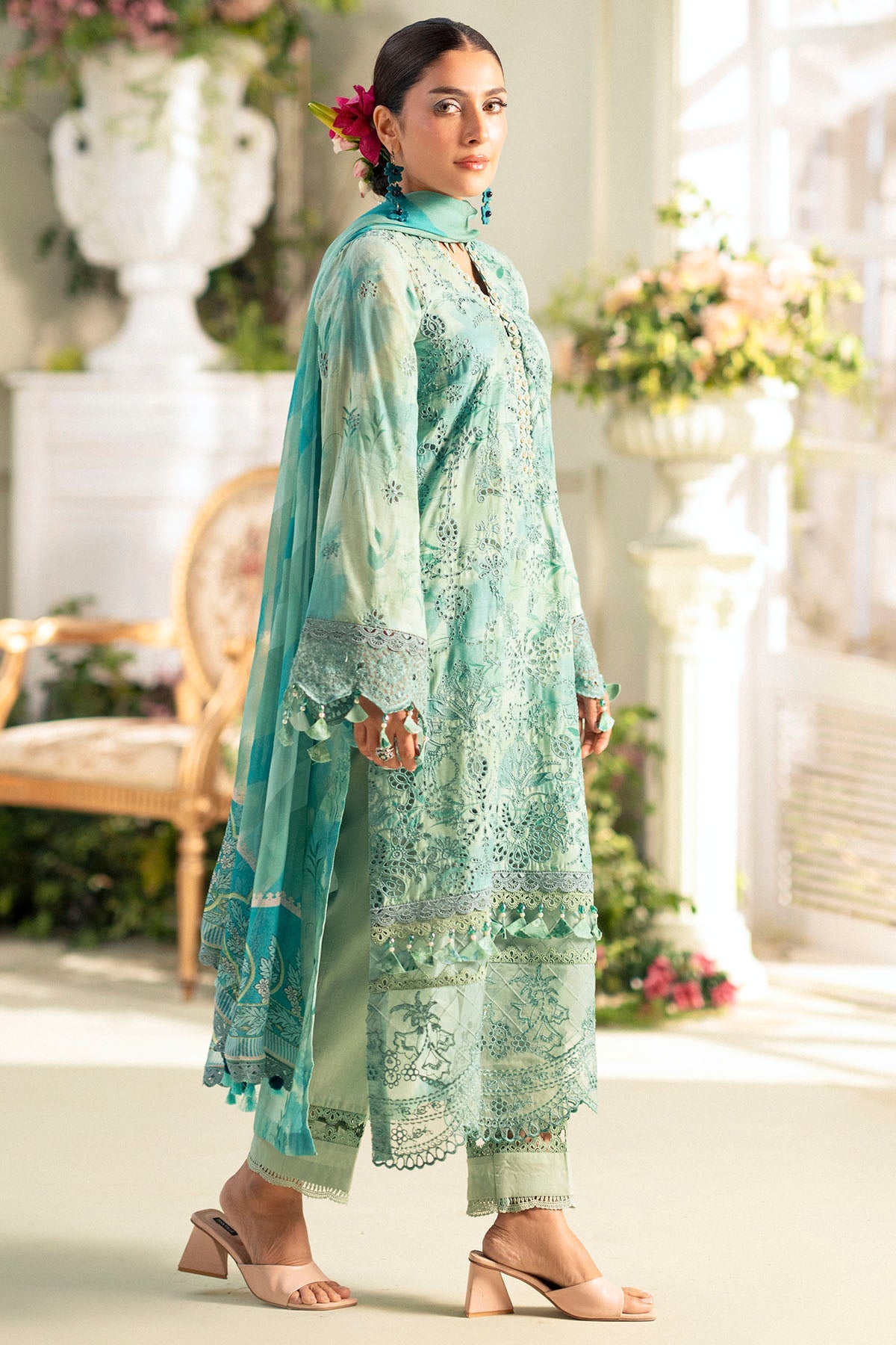 5430-IRIS EMBROIDERED LAWN STITCHED