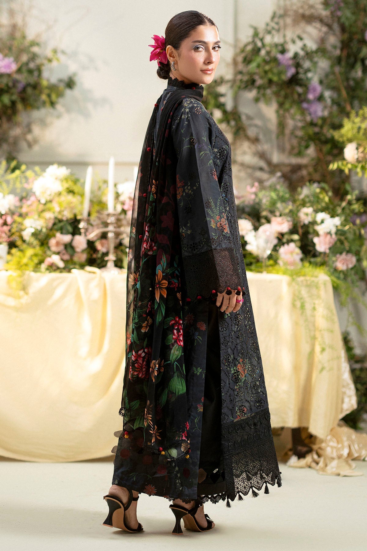 5433-JASMINE EMBROIDERED LAWN STITCHED