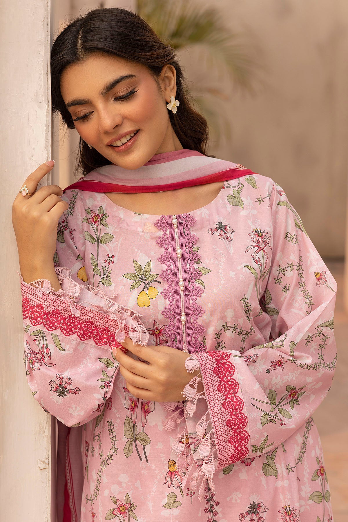 5438-RUBY DIGITAL PRINTED LAWN UNSTITCHED