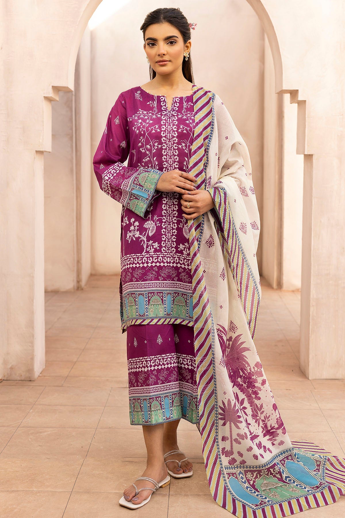 2025 RANG BY MOTIFZ DIGITAL PRINTED LAWN VOL 4