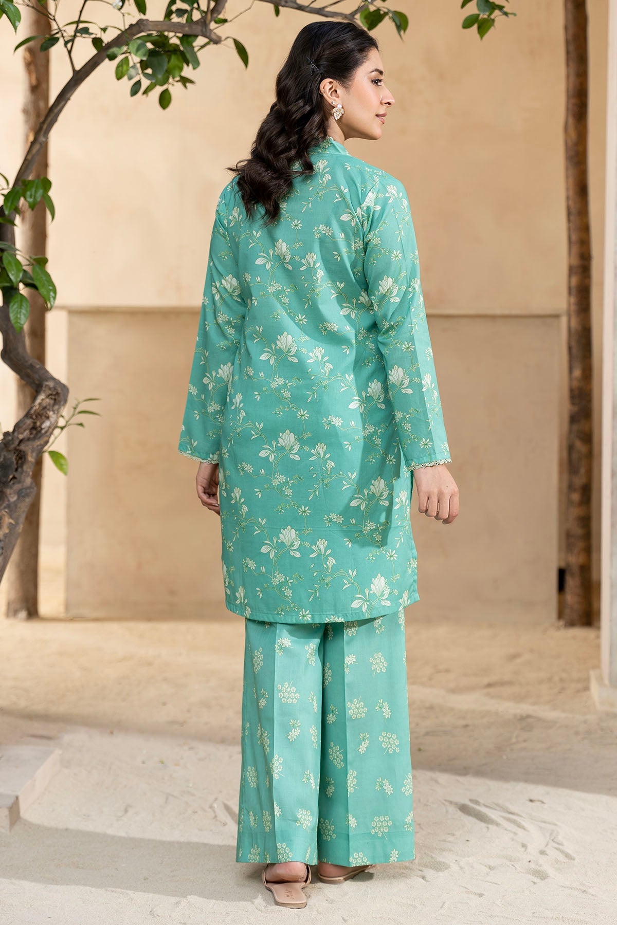 5542-DIWA DIGITAL PRINTED LAWN STITCHED