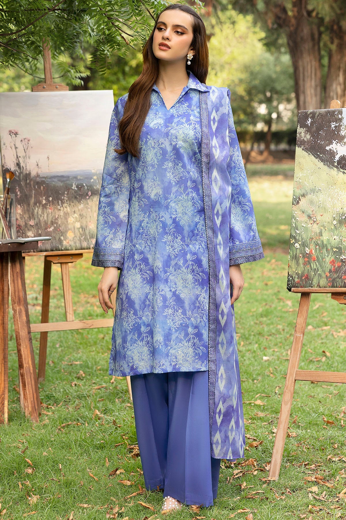 2025 RANG BY MOTIFZ DIGITAL PRINTED LAWN VOL 7