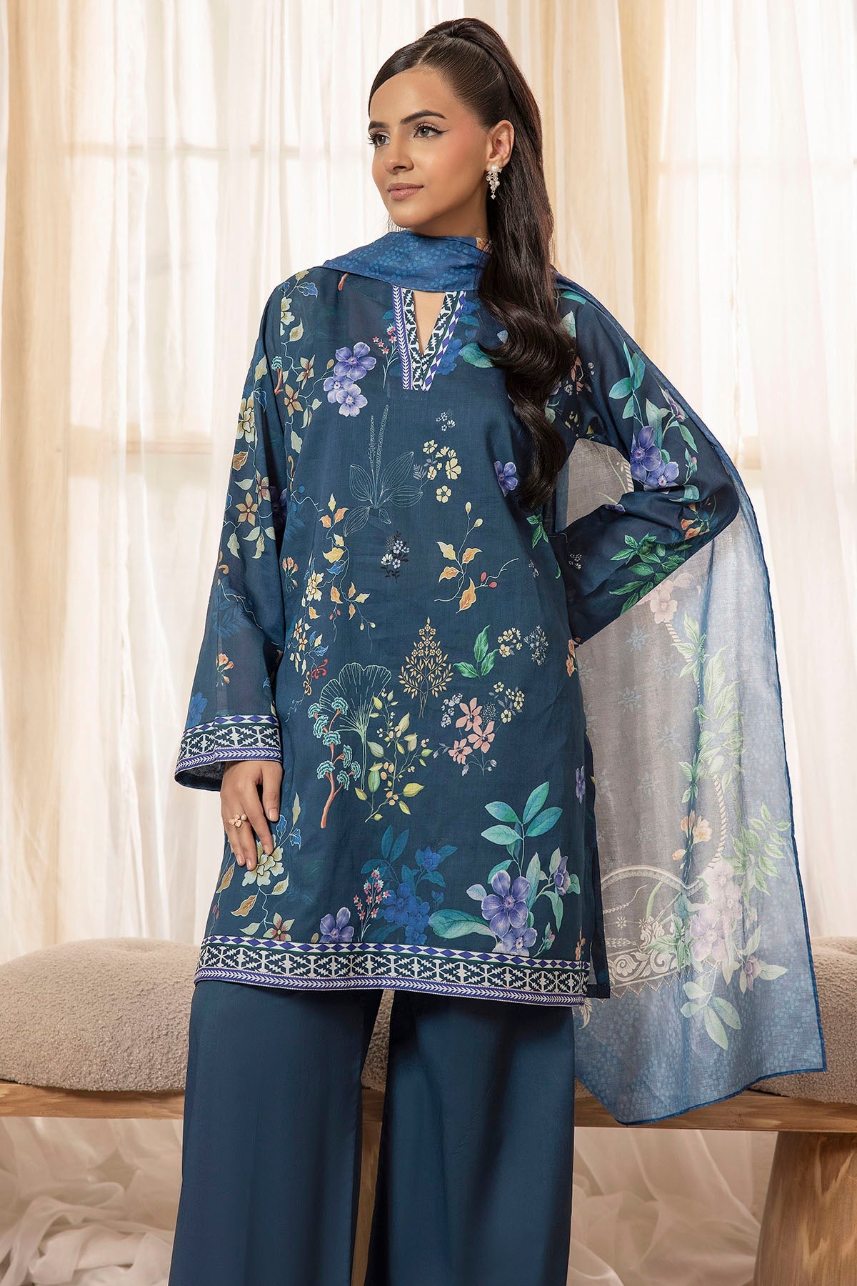 5638-ZAUIRA DIGITAL PRINTED LAWN UNSTITCHED
