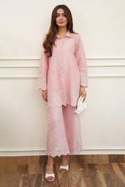5657-KOAMI EMBROIDERED CAMBRIC STITCHED