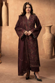 5681-GLADE EMBROIDERED KHADDAR UNSTITCHED