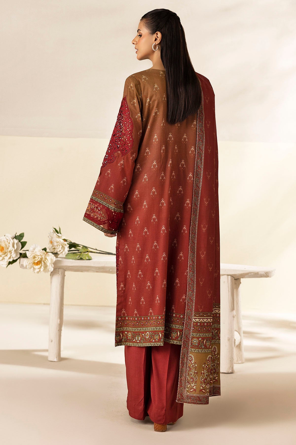 5696-NOURA DIGITAL PRINTED LINEN STITCHED
