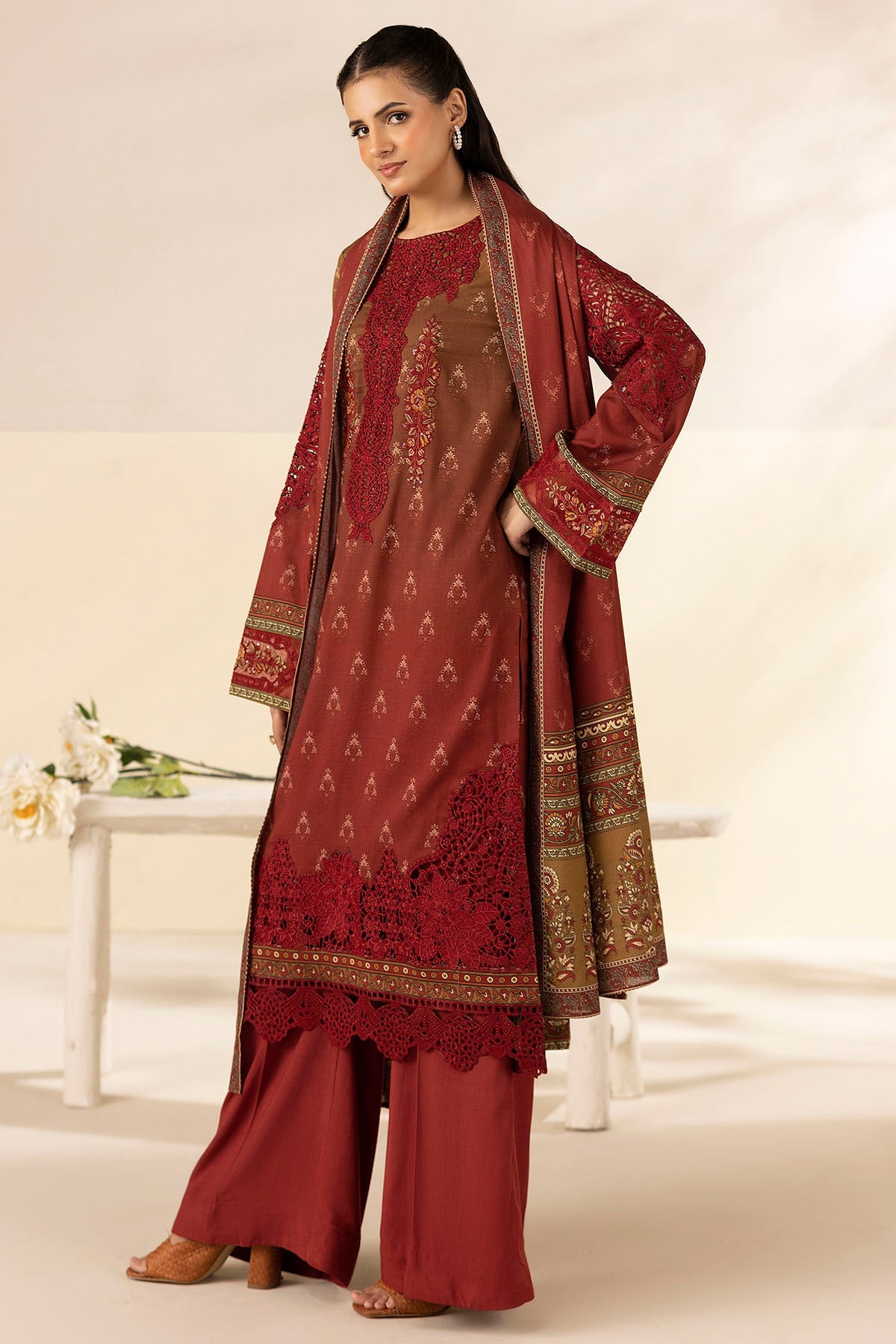 5696-NOURA DIGITAL PRINTED LINEN STITCHED