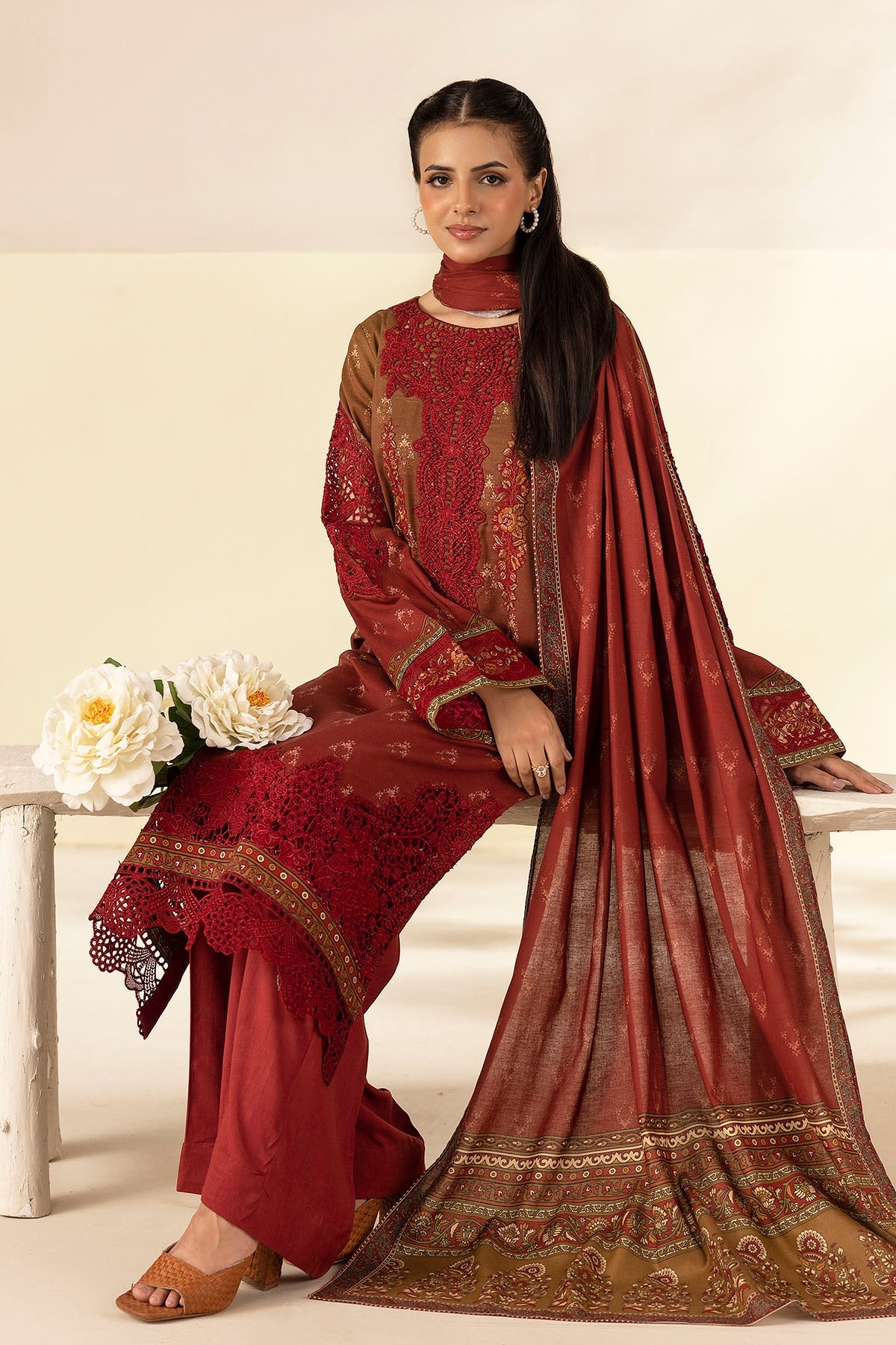 5696-NOURA DIGITAL PRINTED LINEN STITCHED