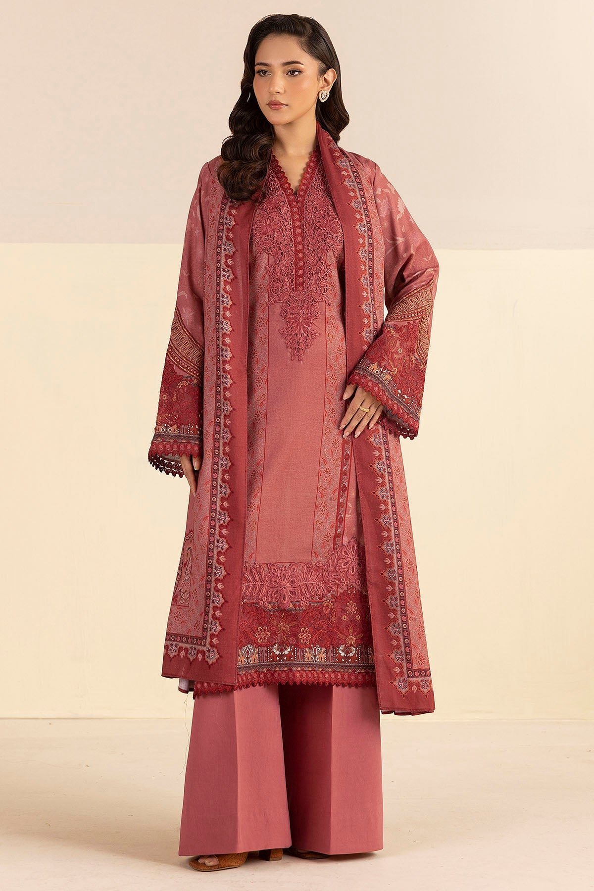 5701-SAFA DIGITAL PRINTED LINEN STITCHED
