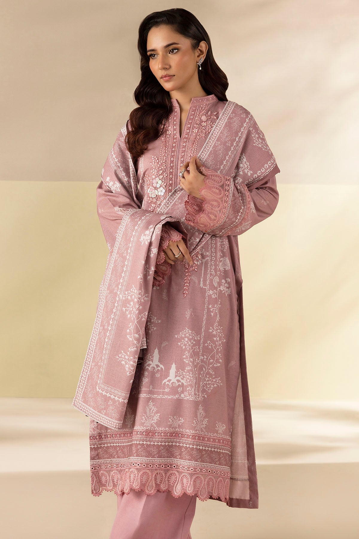 5702-HUYAAT DIGITAL PRINTED LINEN STITCHED