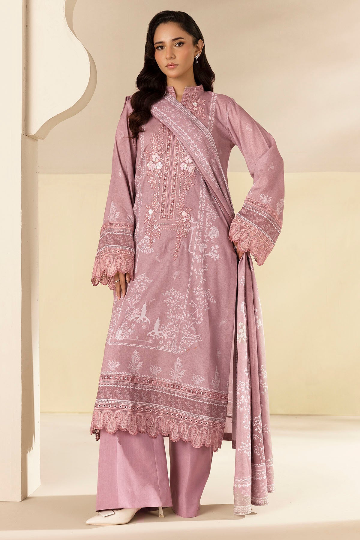 5702-HUYAAT DIGITAL PRINTED LINEN STITCHED