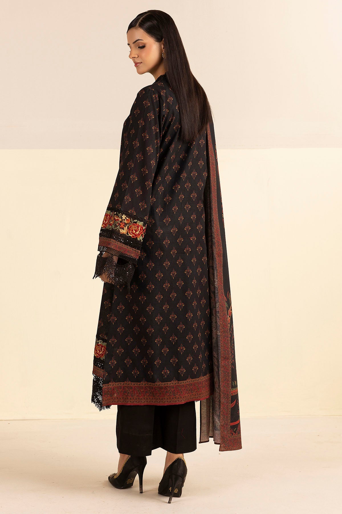 5703-MIRAL DIGITAL PRINTED LINEN STITCHED