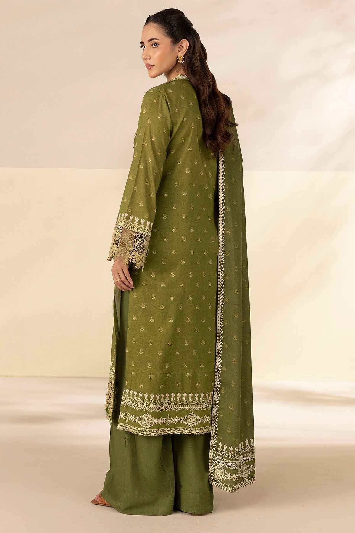 5707-NOFAAL DIGITAL PRINTED LINEN STITCHED