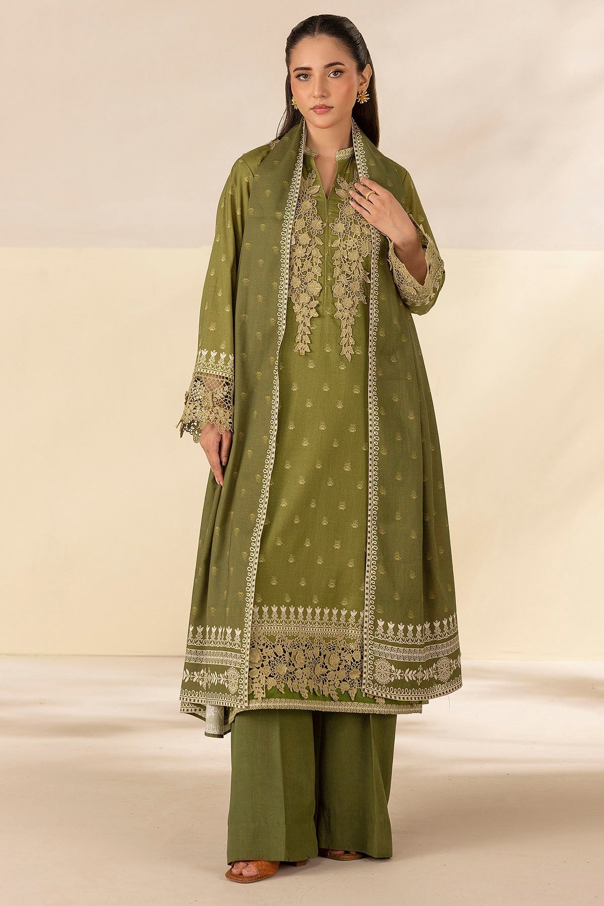 5707-NOFAAL DIGITAL PRINTED LINEN STITCHED