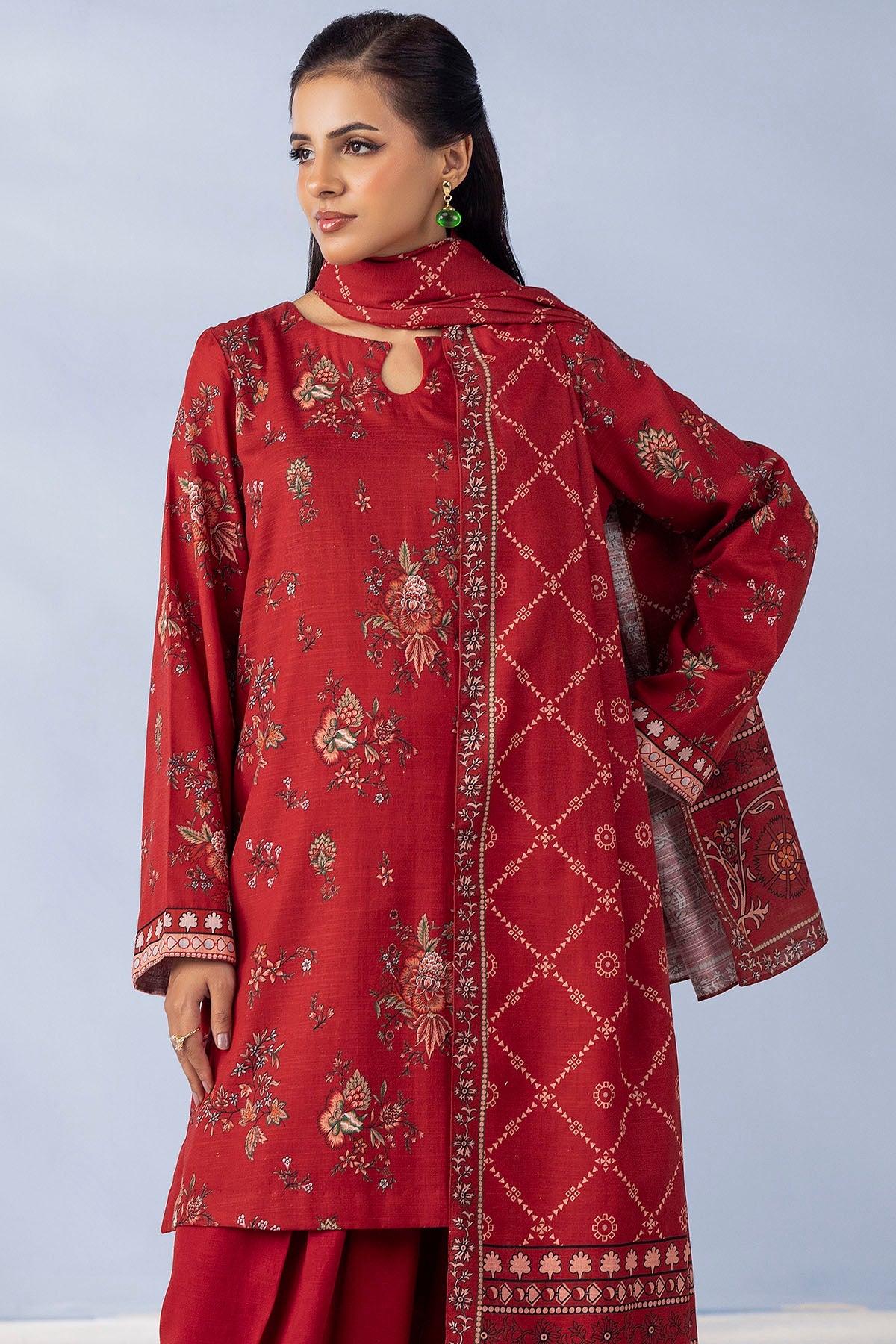 5723-HELMA DIGITAL PRINTED KHADDAR UNSTITCHED