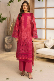 5731-SAFFRON EMBROIDERED LAWN STITCHED