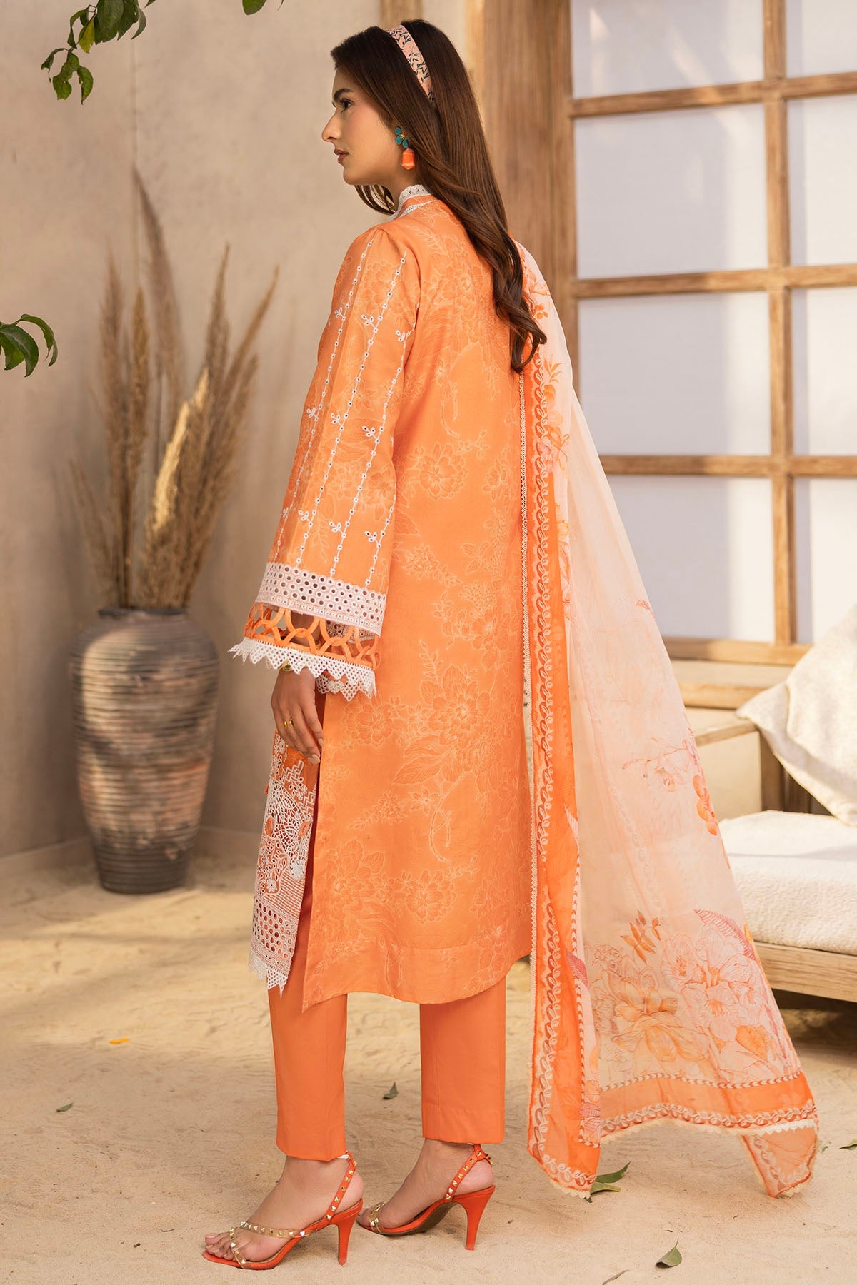 5732-STAR DUST EMBROIDERED LAWN UNSTITCHED
