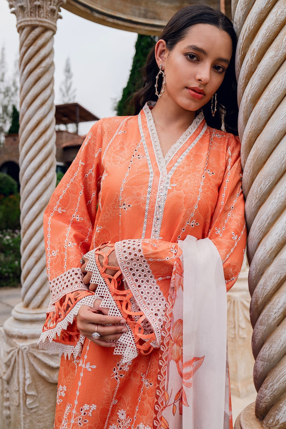 5732-STAR DUST EMBROIDERED LAWN UNSTITCHED
