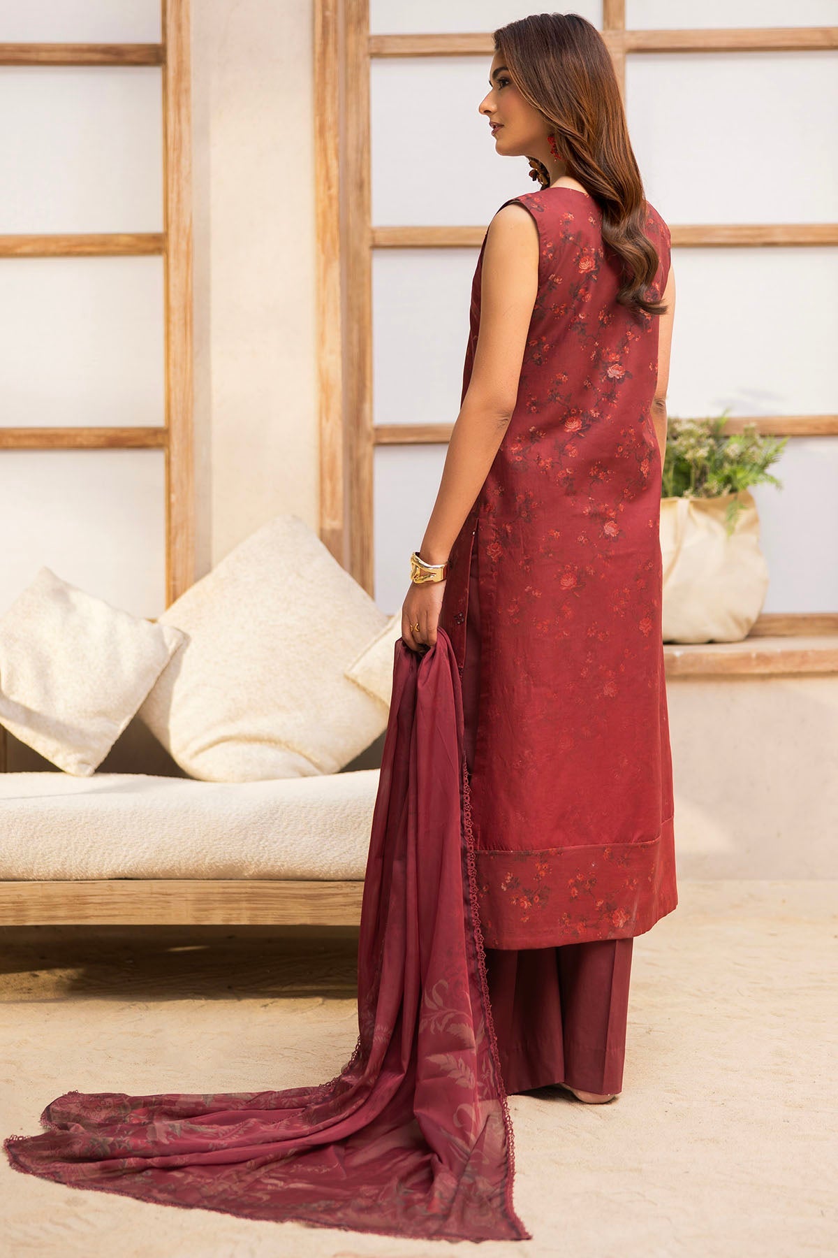5739-CELESTA EMBROIDERED LAWN STITCHED