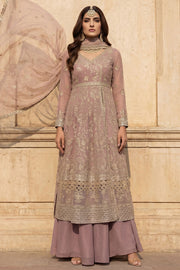 5744-SELENE EMBROIDERED CRINKLE CHIFFON STITCHED