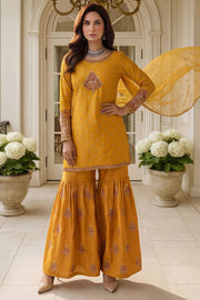 5753-LILY EMBROIDERED SILK STITCHED