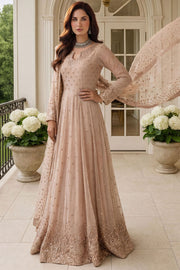 5754-EMILY EMBROIDERED CRINKLE CHIFFON STITCHED