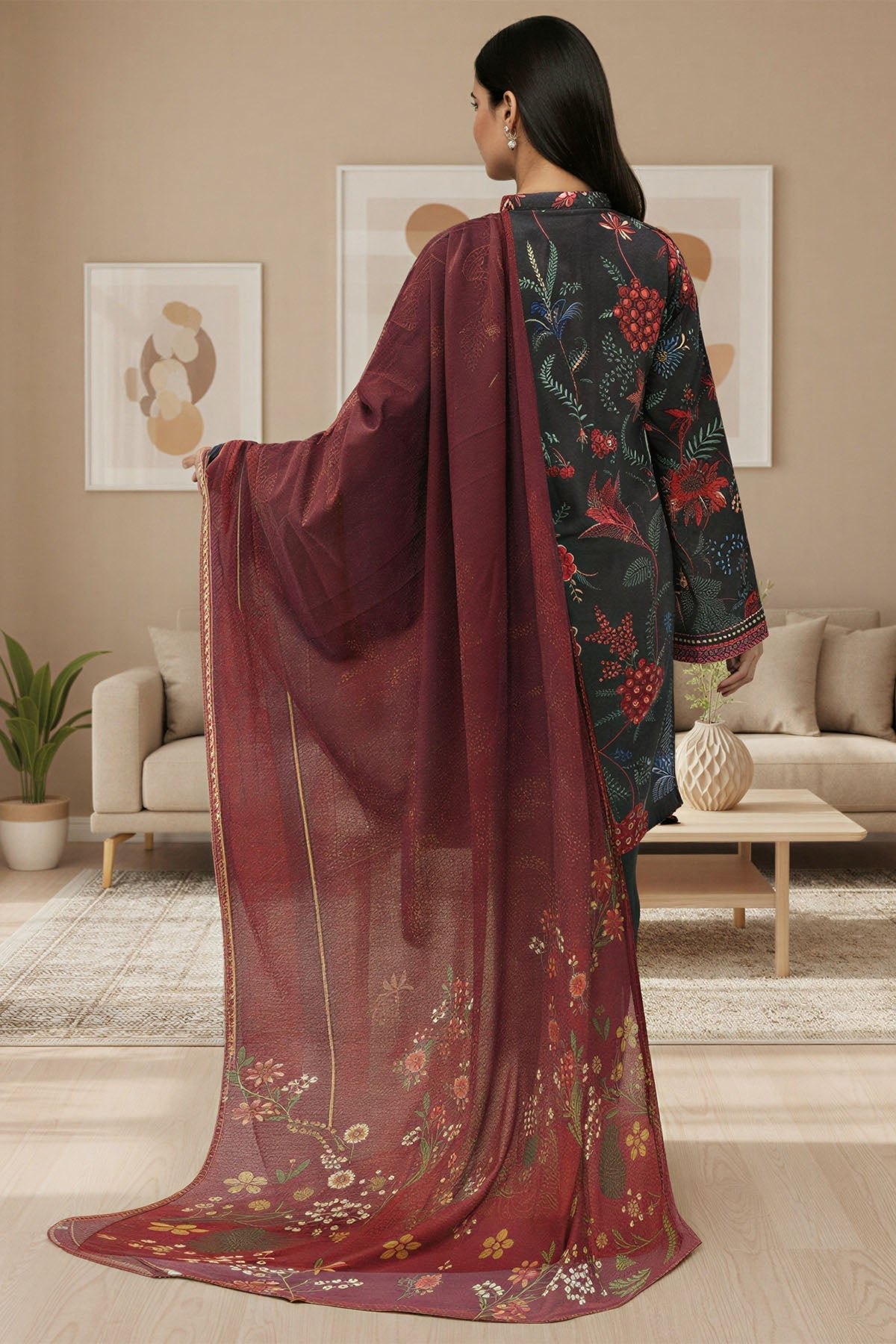 5760-ANOOR DIGITAL PRINTED KHADDAR UNSTITCHED