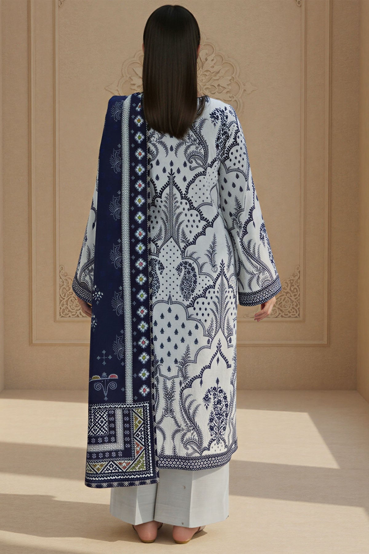 5763-AMAYA DIGITAL PRINTED KHADDAR UNSTITCHED