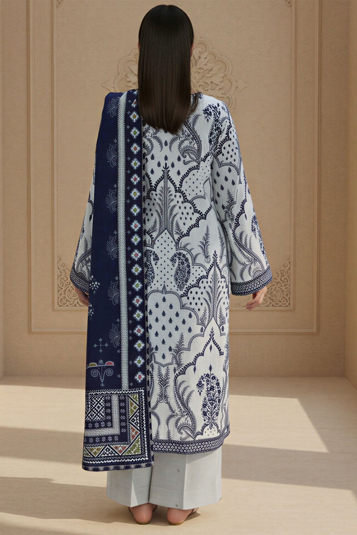5763-AMAYA DIGITAL PRINTED KHADDAR UNSTITCHED