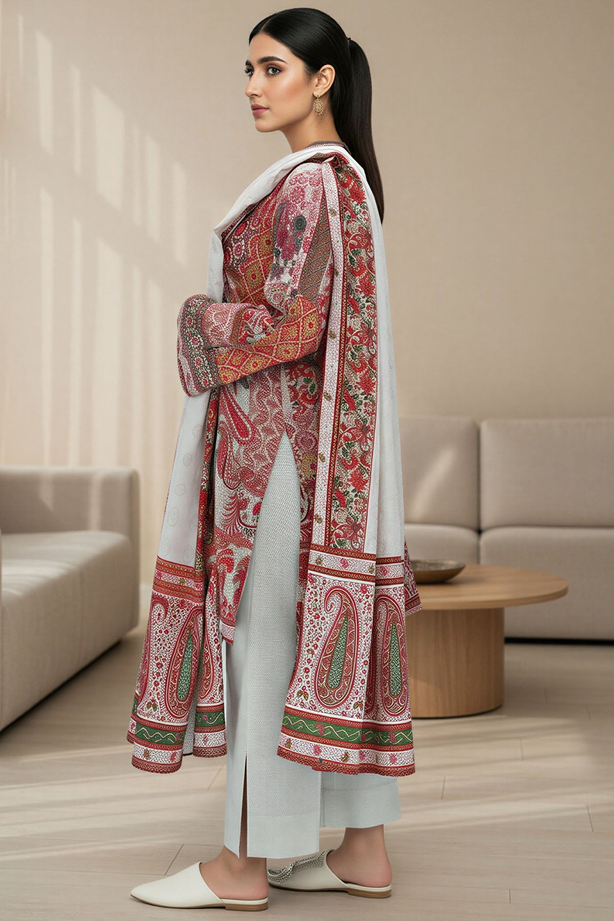 5766-SOHVI DIGITAL PRINTED KHADDAR UNSTITCHED