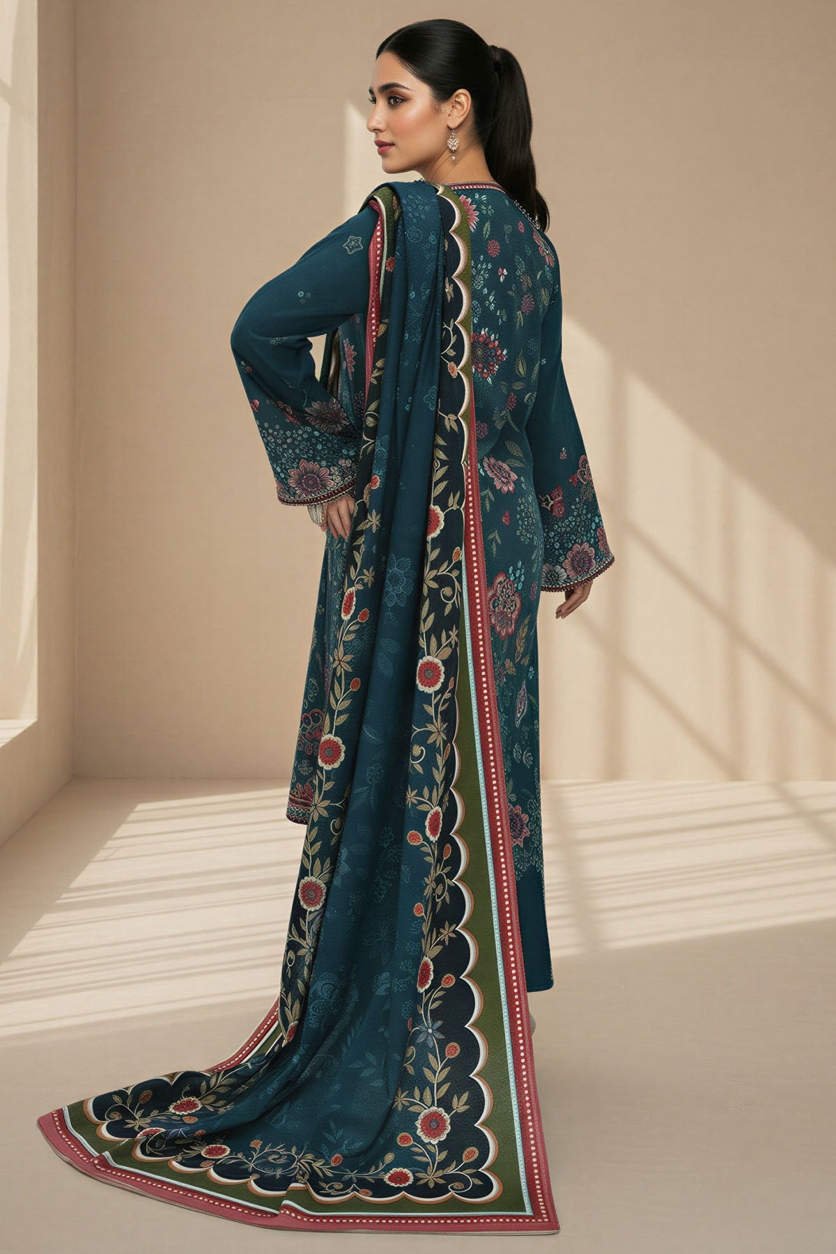 5767-ZIANA DIGITAL PRINTED KHADDAR UNSTITCHED