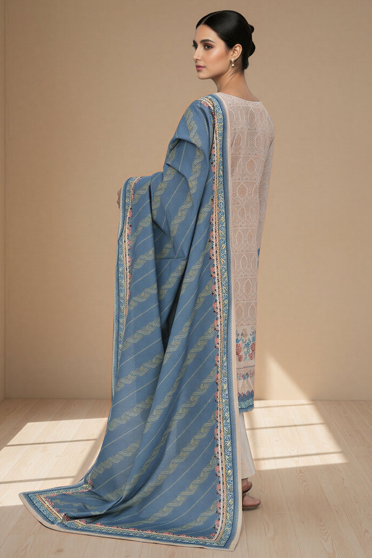 5769-HADIA DIGITAL PRINTED KHADDAR STITCHED