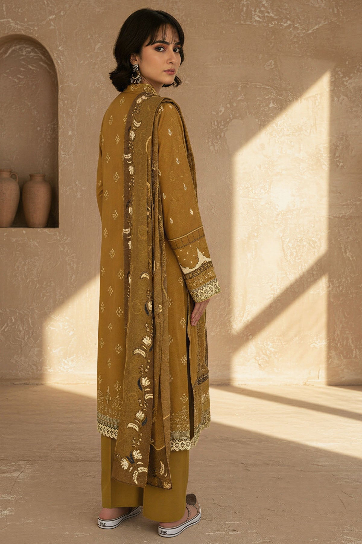 5773-ESLEM DIGITAL PRINTED KHADDAR STITCHED