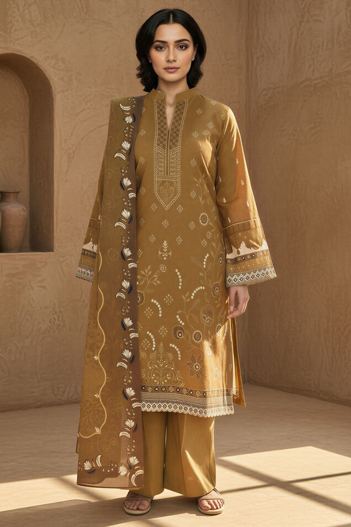 5773-VALERIA DIGITAL PRINTED KHADDAR UNSTITCHED