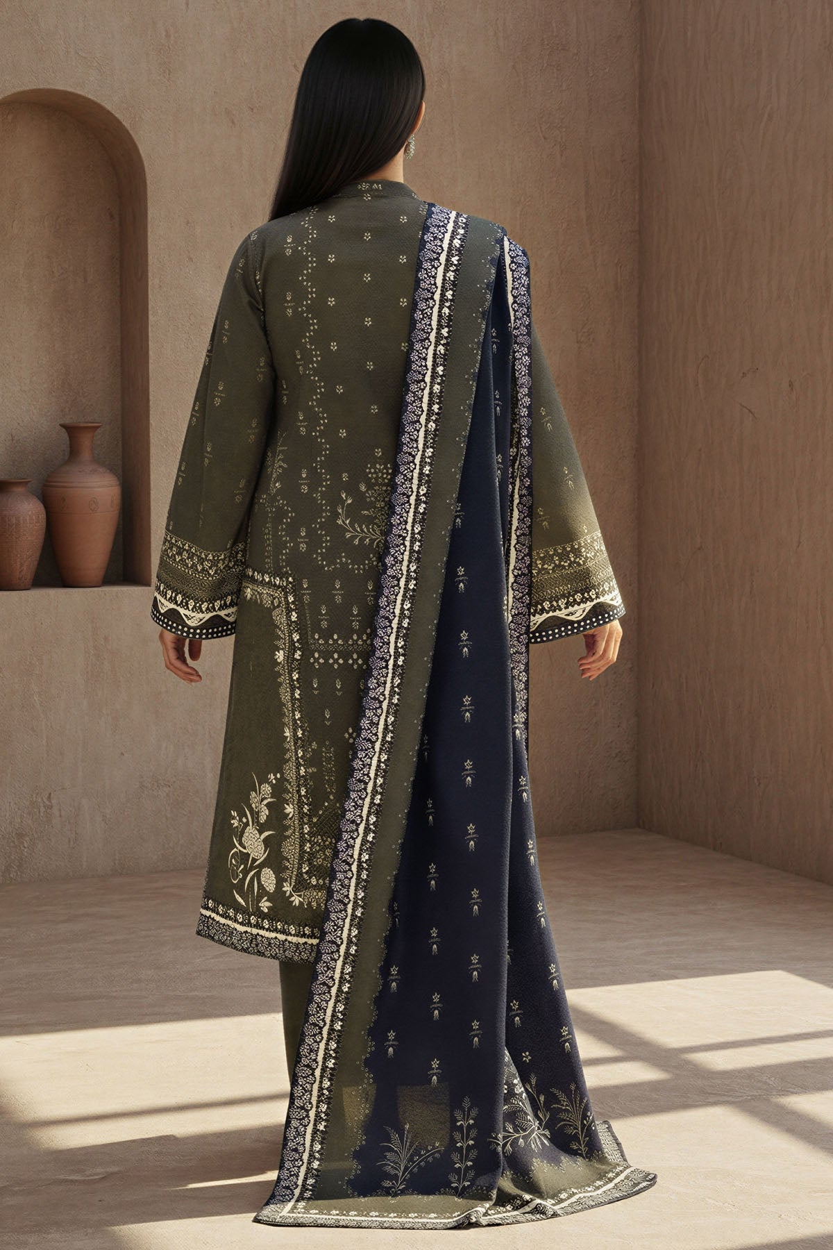5774-ASENA DIGITAL PRINTED KHADDAR STITCHED