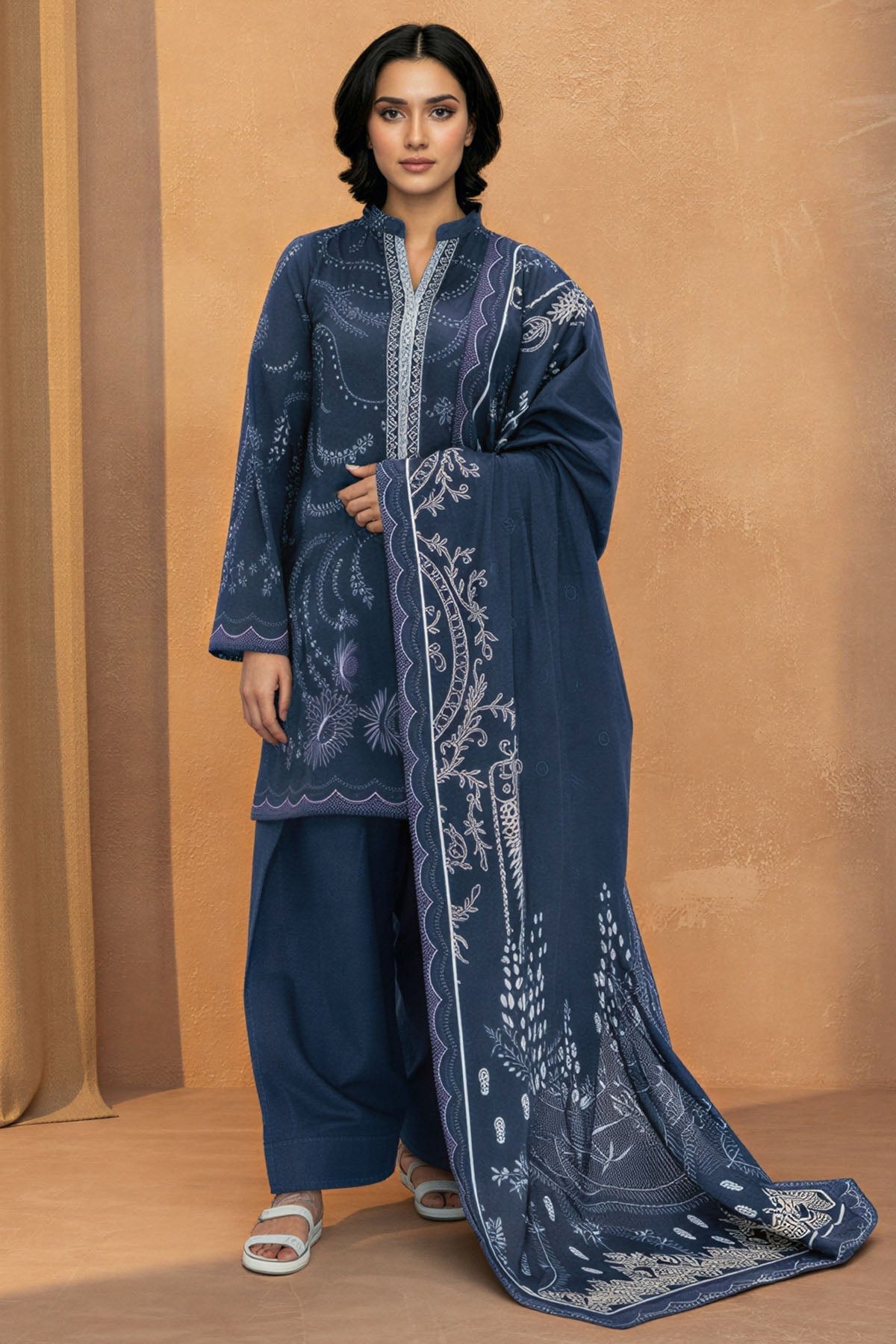 5779-RUA DIGITAL PRINTED KHADDAR UNSTITCHED