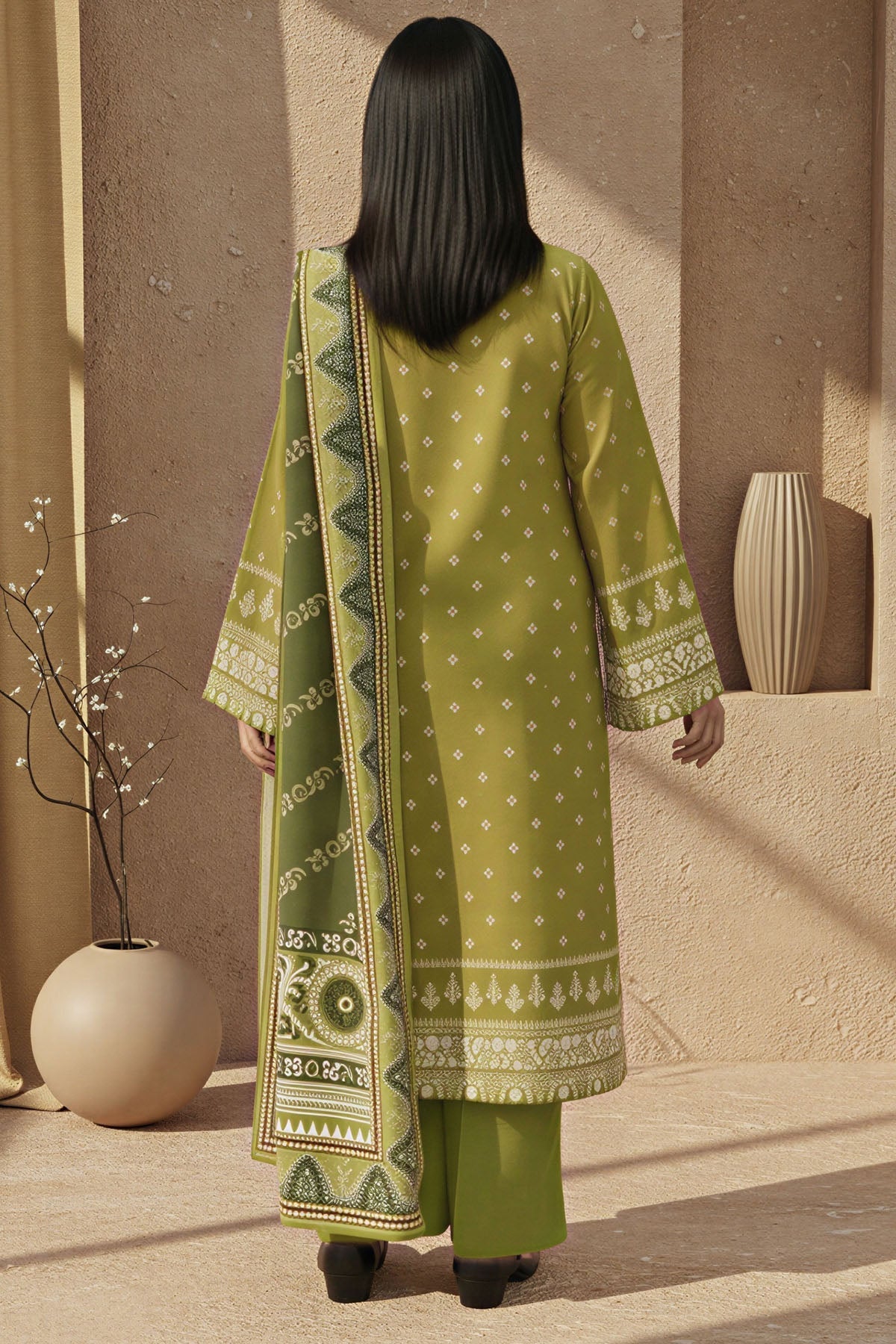 5781-MEHRA DIGITAL PRINTED KHADDAR STITCHED