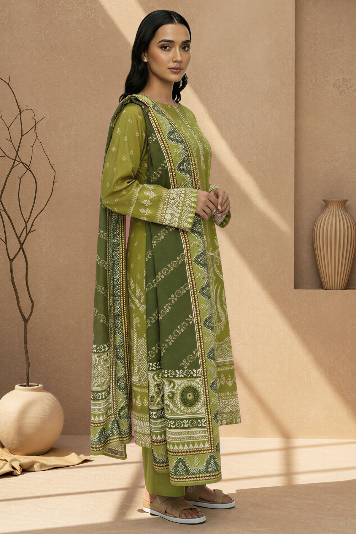 5781-MEHRA DIGITAL PRINTED KHADDAR UNSTITCHED