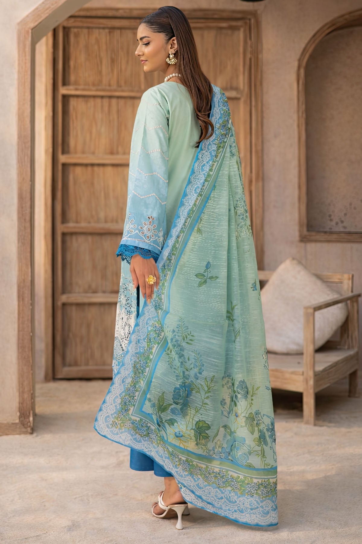 5814-ELSA EMBROIDERED LAWN UNSTITCHED