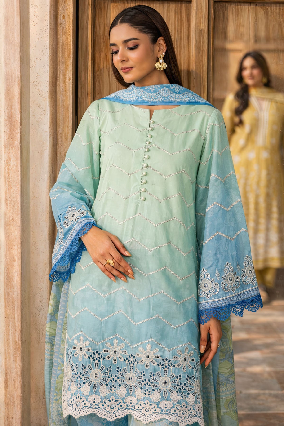 5814-ELSA EMBROIDERED LAWN UNSTITCHED