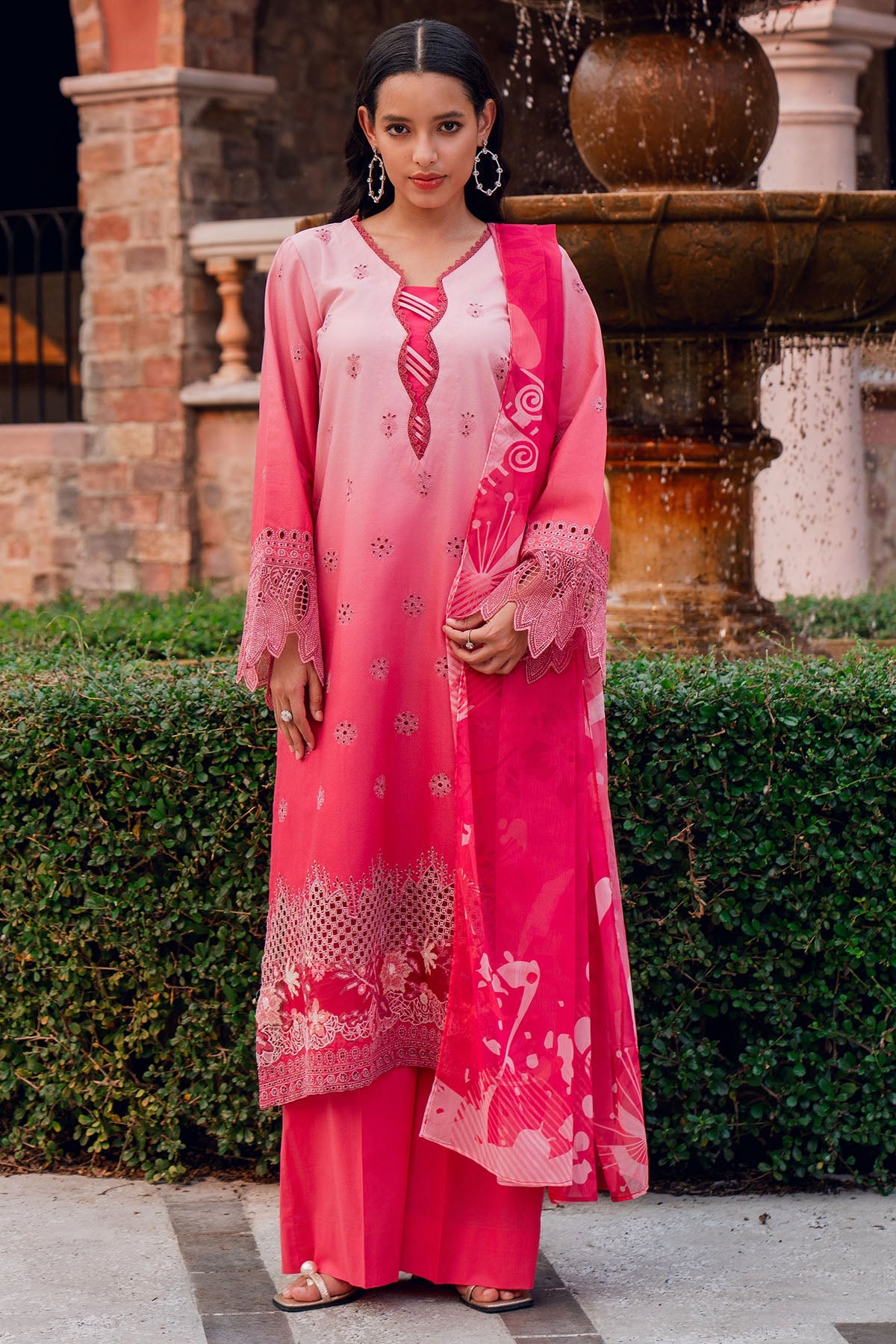 5817-ZYVA EMBROIDERED LAWN STITCHED