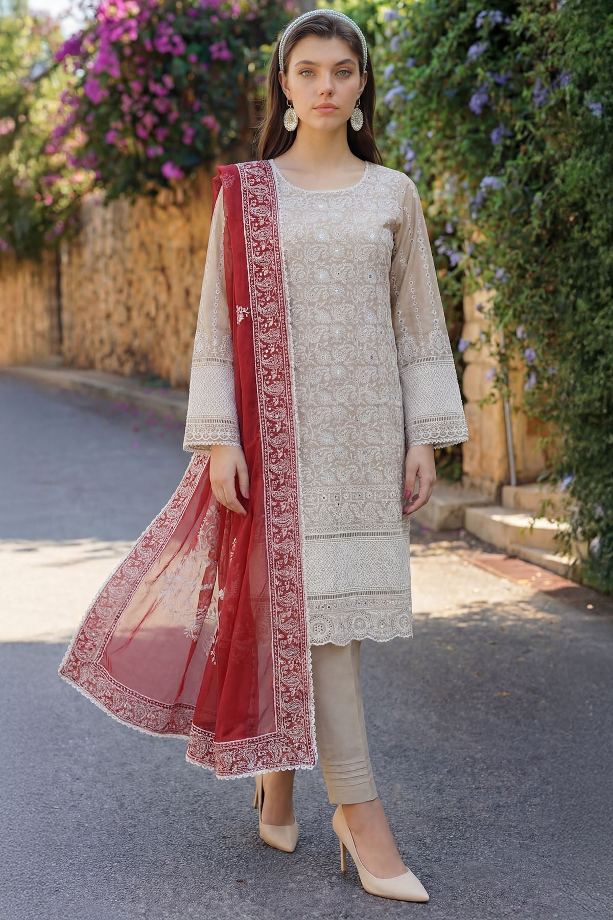 5843-BLIMAH EMBROIDERED LAWN UNSTITCHED