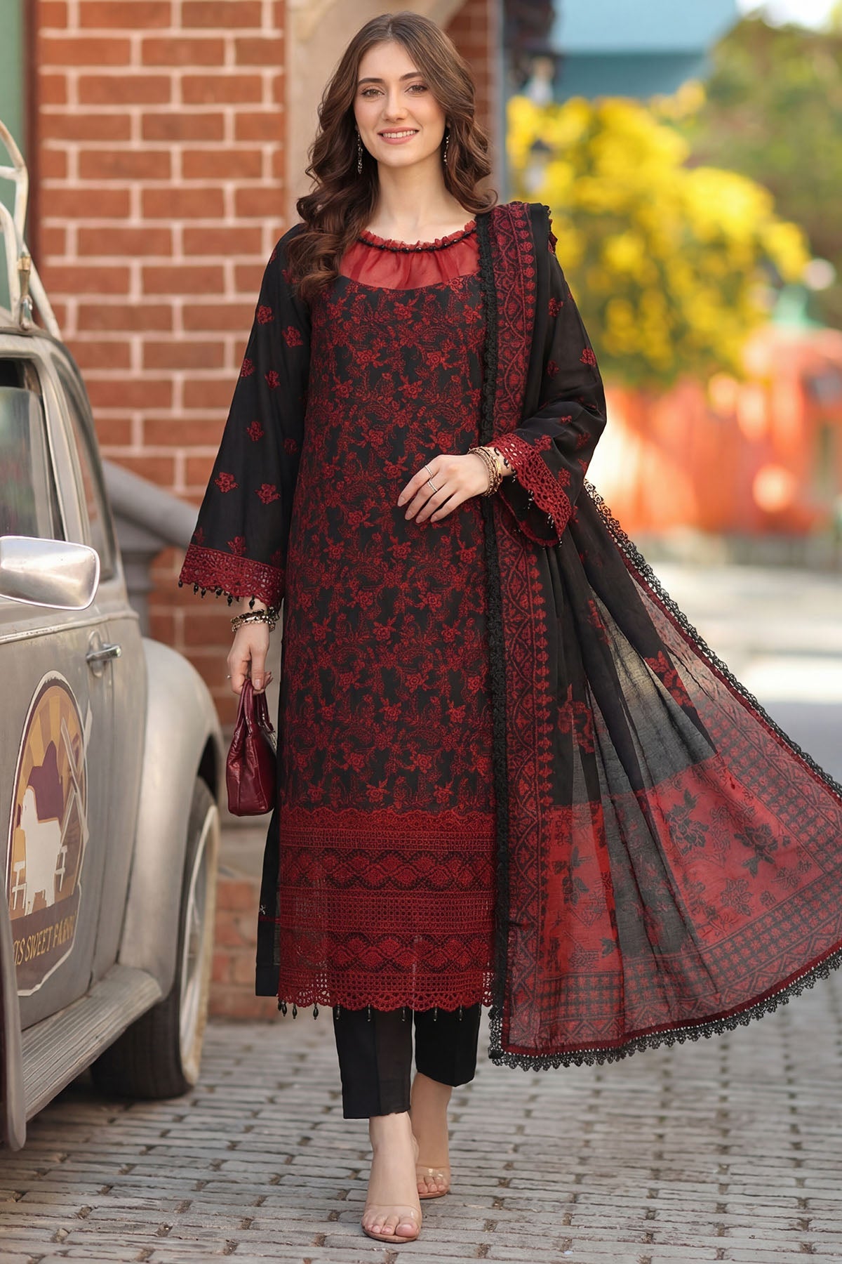5855-ISLA EMBROIDERED LAWN UNSTITCHED
