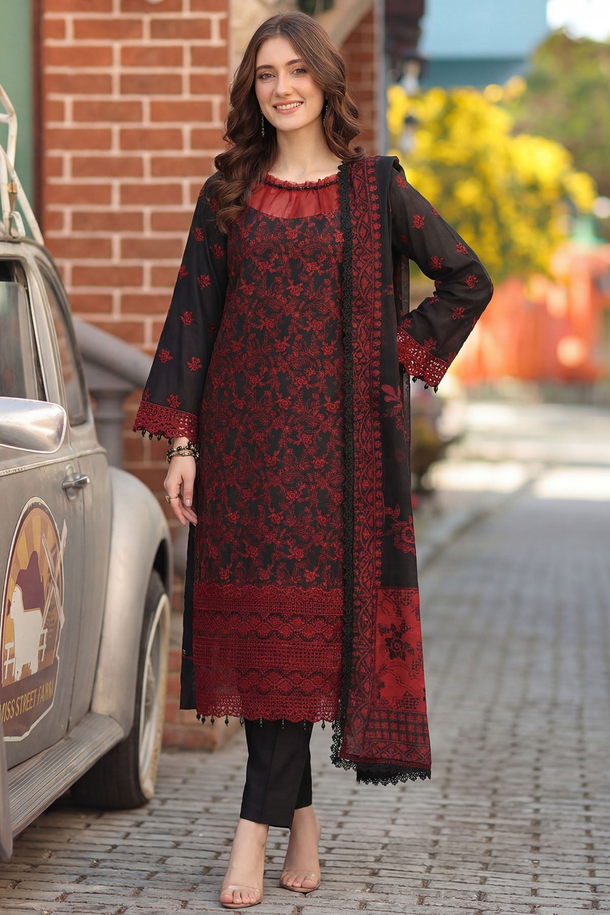 5855-ISLA EMBROIDERED LAWN UNSTITCHED