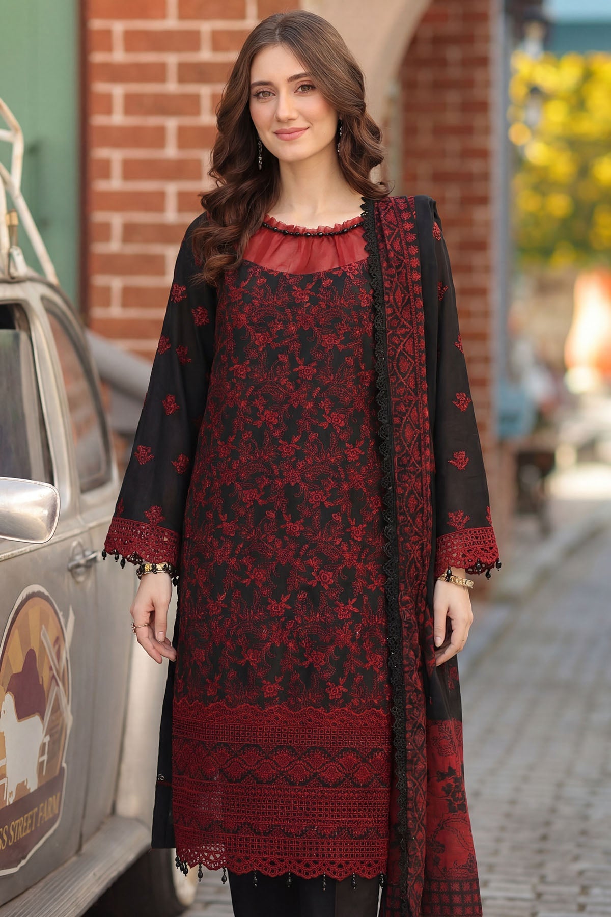 5855-ISLA EMBROIDERED LAWN UNSTITCHED