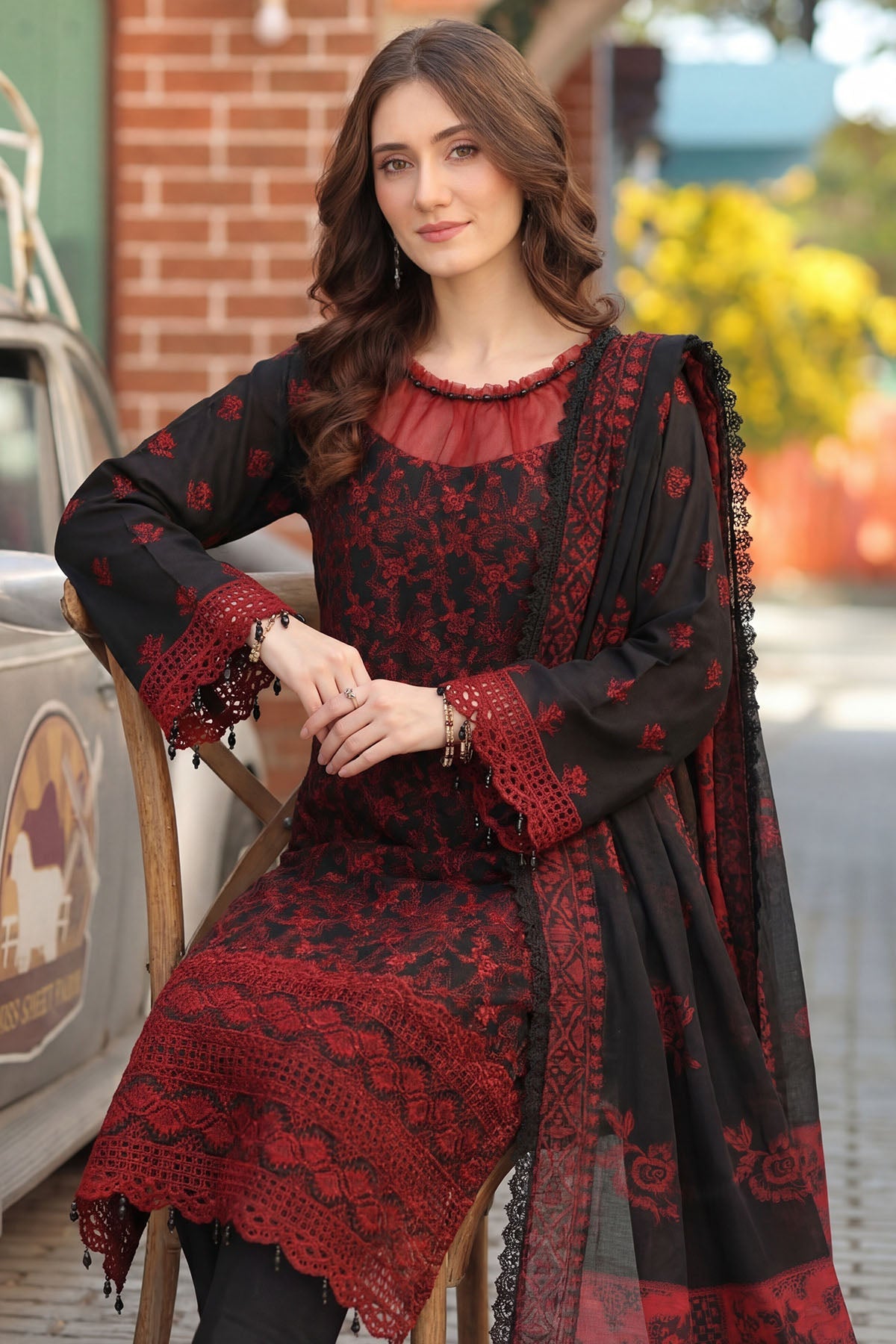 5855-ISLA EMBROIDERED LAWN UNSTITCHED