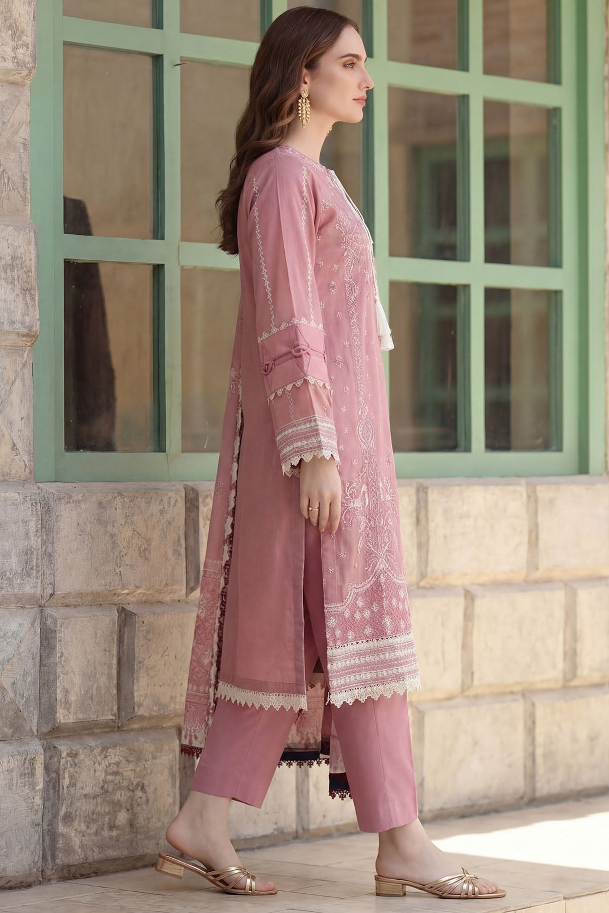 5857-LIORA EMBROIDERED LAWN UNSTITCHED